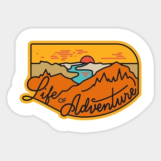 Life Of Adventure Sticker